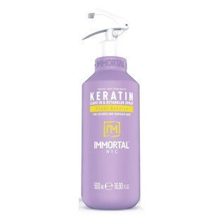 Незмиваючий кондиціонер-спрей для волосся, з кератином Immortal Infuse Keratin, INF-141 500ml NYC-141 фото