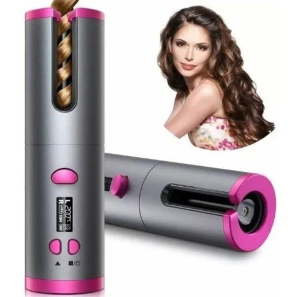 Плойка авто-бигуди для завивки волос, беспроводной Ramindong Hair curler. Цвет: серый ws43416 фото