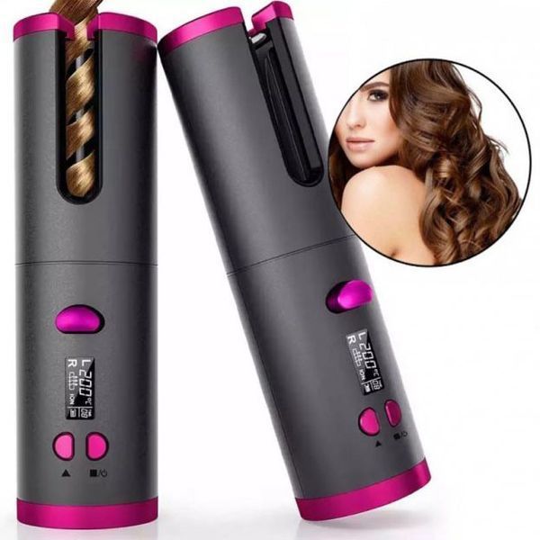 Плойка авто-бигуди для завивки волос, беспроводной Ramindong Hair curler. Цвет: серый ws43416 фото