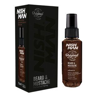 Духи для бороды Nishman Beard & Mustache Parfum Adonis 75 мл 8682035080169 фото