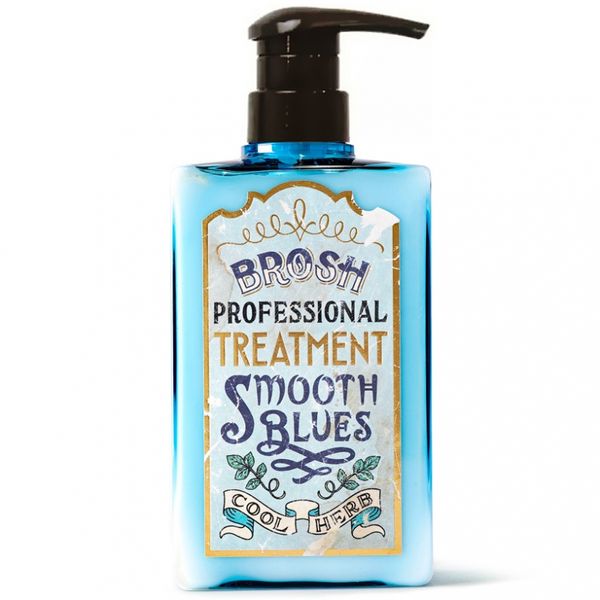 Шампунь глубокой очистки BROSH Treatment Smooth Blues 400ml BRH-T-S-B фото