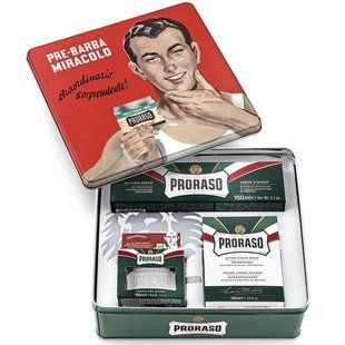Подарочный набор для бритья Proraso Vintage Selection Gino Refreshing 8004395003594 фото