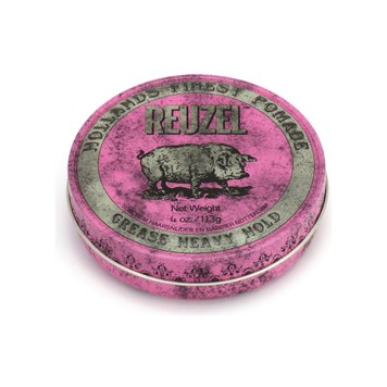 Воск для укладки волос Reuzel Pink Grease Heavy Hold Pomade 113 г 869519000020 фото