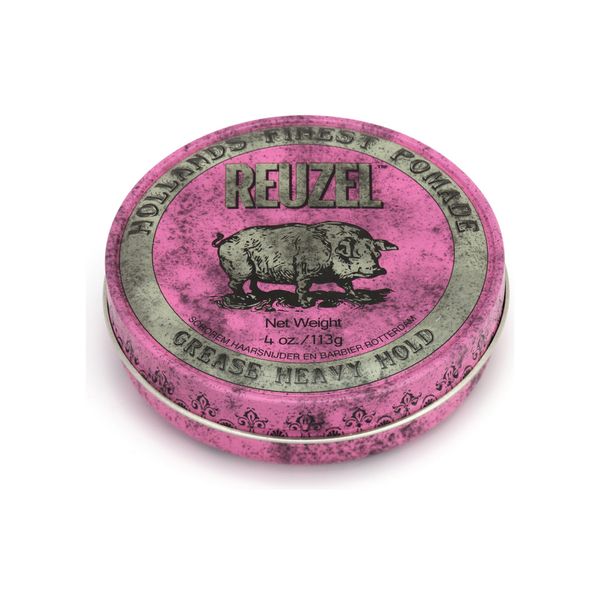 Воск для укладки волос Reuzel Pink Grease Heavy Hold Pomade 113 г 869519000020 фото