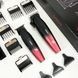 Професійний набір для стрижки волосся VGR V-640 акумуляторний Barber Combo PREMIUM. Колір: червоний ws47295-1 фото 11